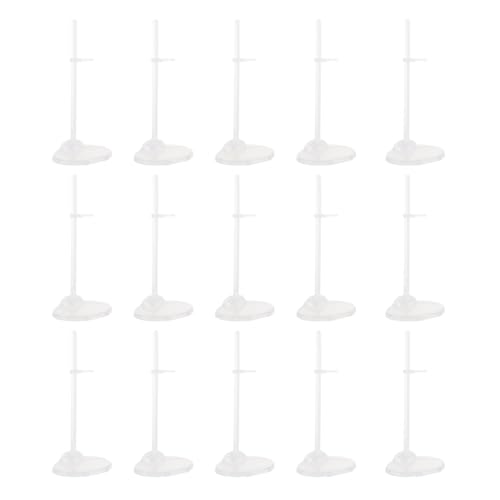 ibasenice 20St Einkaufswagen doll Accessories Puppenständer Puppenhalter Puppenaufsteller Puppenaufbewahrung Miniatur Sitz Puppenfigurenständer Stützständer für Puppen PVC von ibasenice