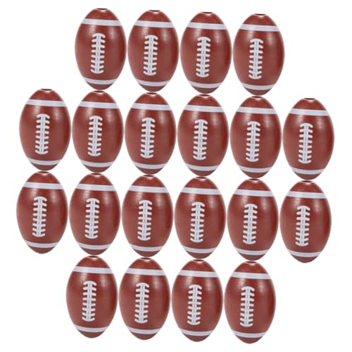 ibasenice 20St Fußball-Perlen-Anhänger american football Amerikanischer Football Sport lose Perlen aufblasbare Fußbälle Abstandshalter für Halskettenanhänger Perlen zum Basteln Lotusbaum ibasenice 20St Fußball-Perlen-Anhänger american football Amerikanischer Football Sport lose Perlen aufblasbare Fußbälle Abstandshalter für Halskettenanhänger Perlen zum Basteln Lotusbaum von ibasenice