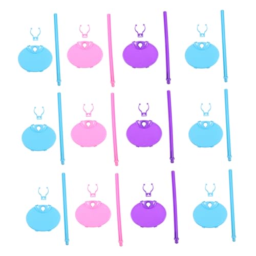 ibasenice 20St Puppenständer Überraschung Ausstellungsständer für Actionfiguren kleine Puppen Bausätze doll Accessories Puppenhalter Puppengestelle Verkaufsständer für Puppenfiguren Abs von ibasenice