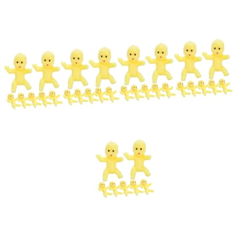 ibasenice 250 STK Mini- Babyspielzeug spielzeughandys für Babys schöne Mini-Plastikbabys Eiswürfel Babys Puppen kleine Babys Mini-Plastikbabys für Spielzeug Schüttgut Dekorationen von ibasenice