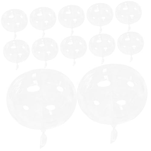 ibasenice 25st Bobo-ballon-blumenstrauß Blumenstraußball Durchsichtiges Geschenkpapier Bobo-ballonfüllung Blumen Wrapper Riesenballon Vorgestreckter Bobo-ballon Sport Zubehör Hochzeit von ibasenice