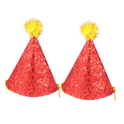 ibasenice 2st Neujahrshut Alles Zum Geburtstag Hut Hut Stirnband Wunderbares Geschenk Silvester Partyhut Partyhüte Aus Partyhüte Kegelhut Kleidung Rot Kind von ibasenice