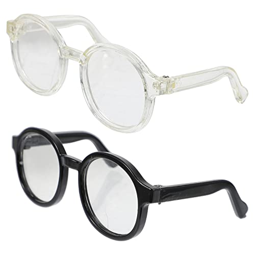 ibasenice Puppen-ankleidebrillen-Set 2-teilig Mini-spielzeugbrille Aus Kunststoff Spielzeug Simulierte Brille Zum Anziehen Von Jungen Und Mädchen ibasenice Puppen-ankleidebrillen-Set 2-teilig Mini-spielzeugbrille Aus Kunststoff Spielzeug Simulierte Brille Zum Anziehen Von Jungen Und Mädchen von ibasenice
