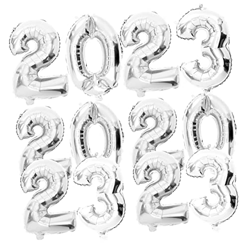 ibasenice 3 Sets Aluminiumfolie Luftballons 2023 Zahlenballons Für Neujahrsparty Hochwertige Aluminiumfolie Dekoration Für Feiern Und Gratulationen Silberfarben ibasenice 3 Sets Aluminiumfolie Luftballons 2023 Zahlenballons Für Neujahrsparty Hochwertige Aluminiumfolie Dekoration Für Feiern Und Gratulationen Silberfarben von ibasenice
