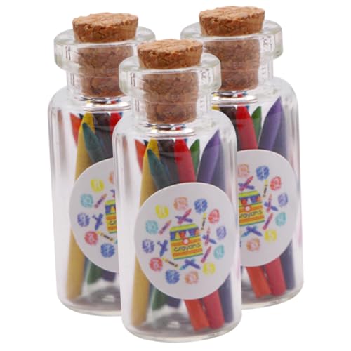 ibasenice 3 Satz Miniaturisierte Wachsmalstifte in Flasche Teiliges für Diy Puppenhaus Dekoration Lebendige Farben für Miniaturlandschaften und Kreative Szenen Leicht und Stabil ibasenice 3 Satz Miniaturisierte Wachsmalstifte in Flasche Teiliges für Diy Puppenhaus Dekoration Lebendige Farben für Miniaturlandschaften und Kreative Szenen Leicht und Stabil von ibasenice