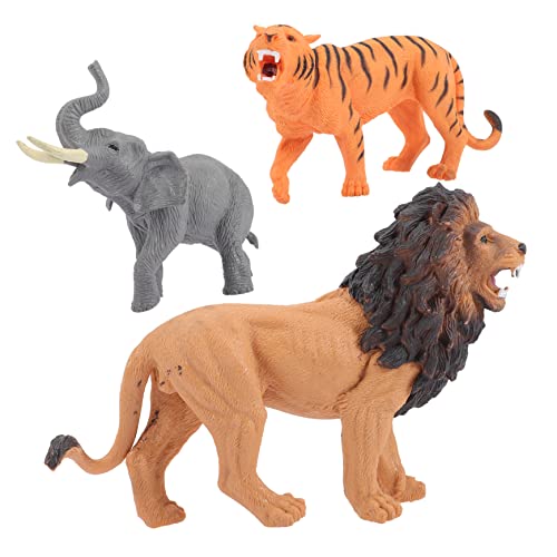 ibasenice 3 Stück Dschungeltiermodell Miniaturtiere Figur Plüsch Kuscheltier wild Animals Toys for kindergeburtstags mitgebsel Dschungeltiere Tiere für Zahlen Plastik ibasenice 3 Stück Dschungeltiermodell Miniaturtiere Figur Plüsch Kuscheltier wild Animals Toys for kindergeburtstags mitgebsel Dschungeltiere Tiere für Zahlen Plastik von ibasenice