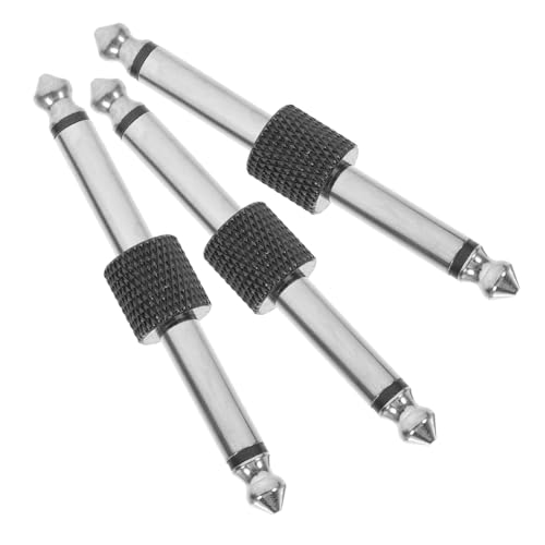 ibasenice 3 Stück Gitarren Pedalstecker Robuste Gerade Verbindung für Effektpedale für Musiker Unterwegs Sorgt für Stabilen ohne Verzerrungen von ibasenice