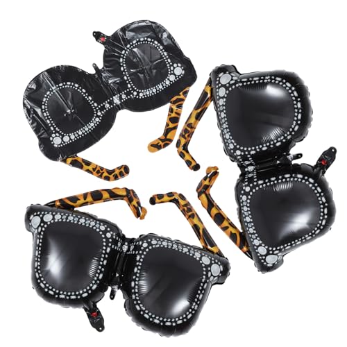 ibasenice 3 Stück Jahre Partydeko Aufblasbare Sonnenbrillen und Mikrofon Ballons Aluminiumfolie Retro Cosplay Zubehör für Fotoshooting und Musikfestival ibasenice 3 Stück Jahre Partydeko Aufblasbare Sonnenbrillen und Mikrofon Ballons Aluminiumfolie Retro Cosplay Zubehör für Fotoshooting und Musikfestival von ibasenice