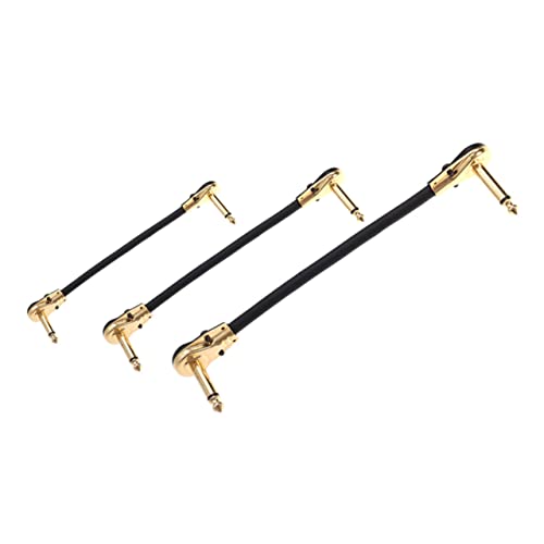 ibasenice 3 Stück Teiliges Gitarren effektkabel Flachstecker Winkel Audio Kabel Flexibel Langlebig Gitarre Bass Effector Zubehör ibasenice 3 Stück Teiliges Gitarren effektkabel Flachstecker Winkel Audio Kabel Flexibel Langlebig Gitarre Bass Effector Zubehör von ibasenice