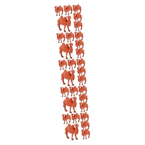 ibasenice Spielzeug Für Kinder 30 STK Mini-Simulation Kamel Noahs Arche Spielzeug Wüstendekor Spielzeug Für Kleine Tiere Tischdekoration Kamelspielzeug Kamel-tierstatue Abs Puppe Kuchen PVC von ibasenice
