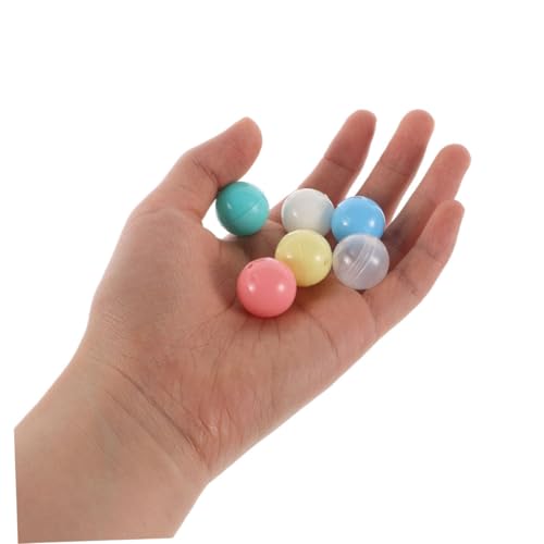 ibasenice 30 Stück Teiliges Mini Gumball Maschine Kapseln Bunte Klare Kunststoffkugeln Leicht Befüllbare Spielzeugkapseln für DIY Überraschungspreise Partygeschenke von ibasenice