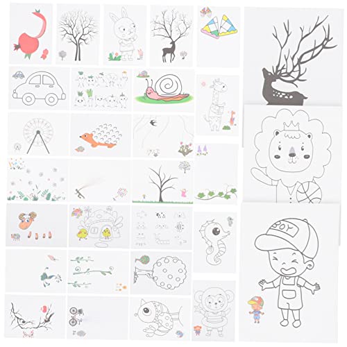 ibasenice 30Stücke Pädagogische Fingerzeichnungskarten für Lustige Fingermalkarten Kreativität und Praktischen Fähigkeiten im Kindergarten und Zuhause ibasenice 30Stücke Pädagogische Fingerzeichnungskarten für Lustige Fingermalkarten Kreativität und Praktischen Fähigkeiten im Kindergarten und Zuhause von ibasenice