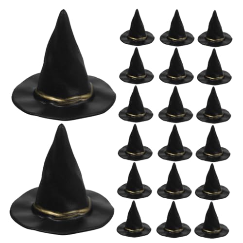 ibasenice 36 Stück Teiliges Mini Hexenhüte für Halloween DIY Dekorationen Kleine Zaubererhüte aus Robustem Material Vielseitig für Puppenhäuser und Bastelprojekte Wiederverwendbar und von ibasenice