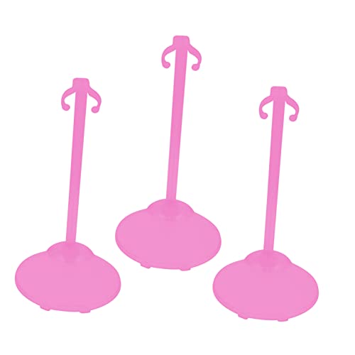 ibasenice 3St Puppenaufhänger Halter für Puppenständer Spielzeug-Babypuppe Miniatur doll Accessories Puppet Holder kleiderständer Halterung für Puppenständer Puppenfigurenständer Rosy ibasenice 3St Puppenaufhänger Halter für Puppenständer Spielzeug-Babypuppe Miniatur doll Accessories Puppet Holder kleiderständer Halterung für Puppenständer Puppenfigurenständer Rosy von ibasenice