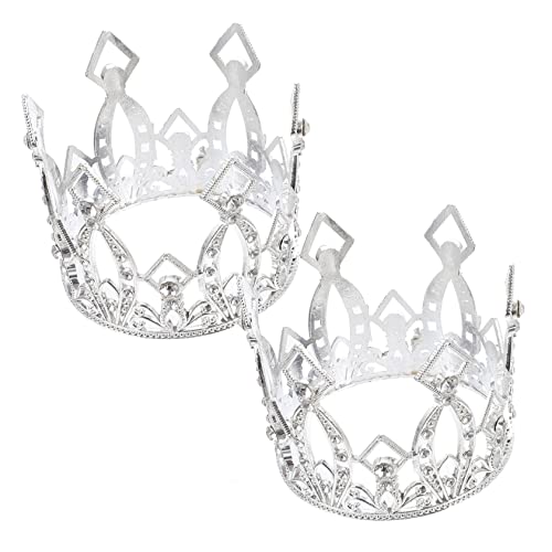 ibasenice 4 Sätze Kuchen Krone Korona Dekorationen Die Gänseblümchen Hochzeitsdeko Hochzeit Deko Partydekoration Krone Tortenaufsatz Mini-krone Zinklegierung Silver 2 Stück * 4 ibasenice 4 Sätze Kuchen Krone Korona Dekorationen Die Gänseblümchen Hochzeitsdeko Hochzeit Deko Partydekoration Krone Tortenaufsatz Mini-krone Zinklegierung Silver 2 Stück * 4 von ibasenice