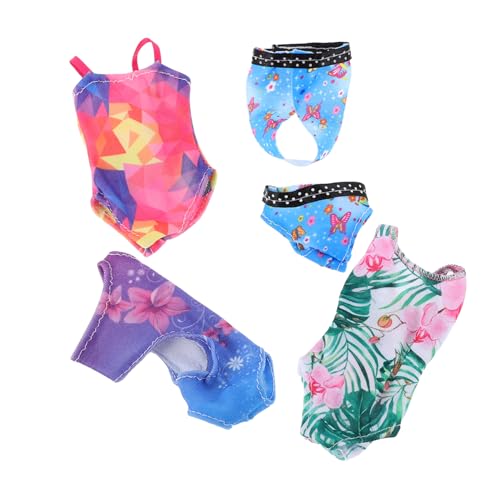 ibasenice 4 Sätze Puppenkleidung Bezauberndes Puppenkostüm Miniatur-Puppen-Badeanzug-Outfit Puppenbeckenanzüge Kleidung für Puppen Puppenbadebekleidung Outfits Bikini -Puppe Sommer Polyester ibasenice 4 Sätze Puppenkleidung Bezauberndes Puppenkostüm Miniatur-Puppen-Badeanzug-Outfit Puppenbeckenanzüge Kleidung für Puppen Puppenbadebekleidung Outfits Bikini -Puppe Sommer Polyester von ibasenice