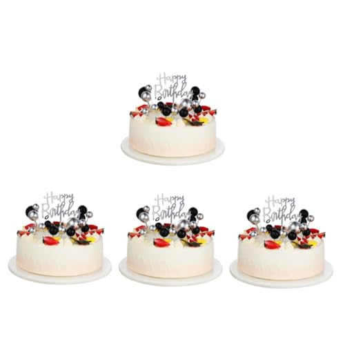ibasenice 4 Sätze Schwarzgoldene Kuchendekoration Mini-ballon-kuchen-topper Kuchenkugeln Kuchenbällchen-topper-dekorationen Tortenaufleger Alles Zum Geburtstag Kugelkuchenpicks Papier ibasenice 4 Sätze Schwarzgoldene Kuchendekoration Mini-ballon-kuchen-topper Kuchenkugeln Kuchenbällchen-topper-dekorationen Tortenaufleger Alles Zum Geburtstag Kugelkuchenpicks Papier von ibasenice