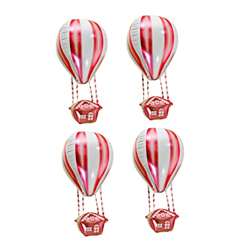 ibasenice 4 Stück Ballondekoration Helium-Ballonpumpe Ballon zum Kindergeburtstag Korb Ballongas luftballons aufkleber spielzeuge Geburtstagsfeier Ballon Heißluft-Folienballon Aluminiumfolie ibasenice 4 Stück Ballondekoration Helium-Ballonpumpe Ballon zum Kindergeburtstag Korb Ballongas luftballons aufkleber spielzeuge Geburtstagsfeier Ballon Heißluft-Folienballon Aluminiumfolie von ibasenice