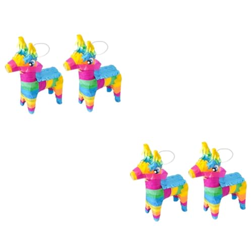 ibasenice 4 Stück Piñata Fiesta-partyzubehör Taco-party-dekorationen Mini-esel-pinata-masse Pi?ata Süßigkeitengeschenke Für Pinata-dekor Weicher Plüsch Papier Halloween Außerirdischer Baby von ibasenice