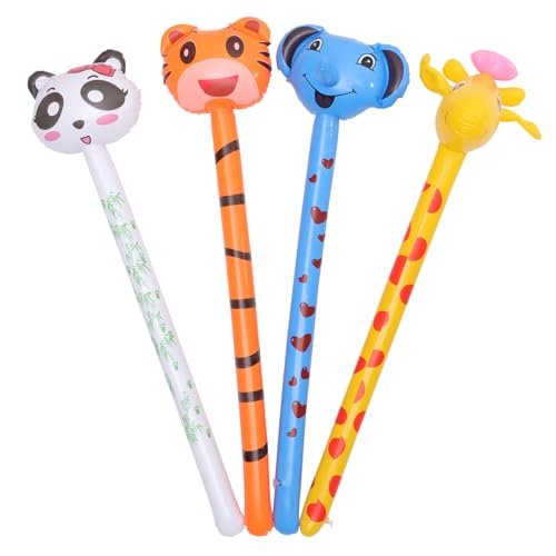 ibasenice 4 Stück Teiliges Aufblasbare Tierkopf Sticks aus Robustem PVC Leichte Lange Luftballons für Einfache Befüllung mit Pumpe Sichere Requisiten für Party und Dekoration ibasenice 4 Stück Teiliges Aufblasbare Tierkopf Sticks aus Robustem PVC Leichte Lange Luftballons für Einfache Befüllung mit Pumpe Sichere Requisiten für Party und Dekoration von ibasenice