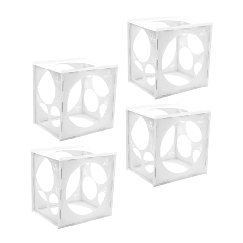 ibasenice 4 Stück Teiliges Transparentes Ballon-messwürfel- Zusammenklappbares Messwerkzeug für Genaue Ballongrößen für Geburtstags- Hochzeits Partydekorationen mit Bögen und Säulen ibasenice 4 Stück Teiliges Transparentes Ballon-messwürfel- Zusammenklappbares Messwerkzeug für Genaue Ballongrößen für Geburtstags- Hochzeits Partydekorationen mit Bögen und Säulen von ibasenice