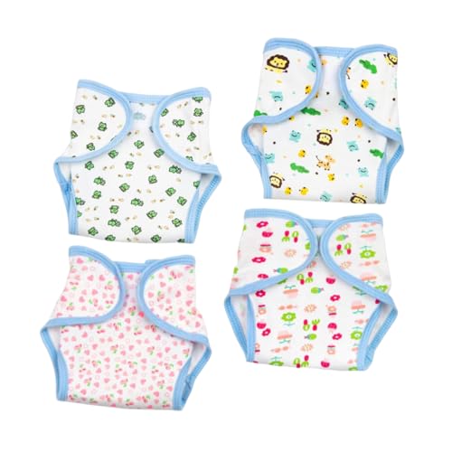 ibasenice 4 Stücke Wiederverwendbare Windeln für Babypuppen Kleidung Rollenspiel-zubehör Waschbare Unterwäsche für Puppen Realistisches Spielen ibasenice 4 Stücke Wiederverwendbare Windeln für Babypuppen Kleidung Rollenspiel-zubehör Waschbare Unterwäsche für Puppen Realistisches Spielen von ibasenice
