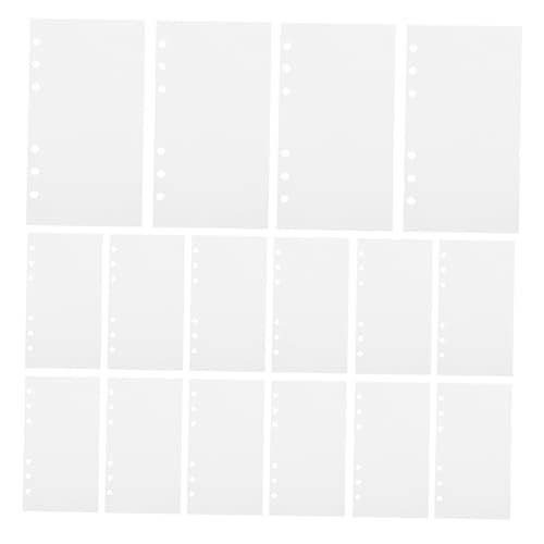 ibasenice 40 Blatt Stickeralbum Nachfüllseiten Doppelseitig Glattes Abtrennbares Release Papier für Sticker Waschbares Sammelalbum für Scrapbook und Etiketten Praktischer Binder Organizer von ibasenice