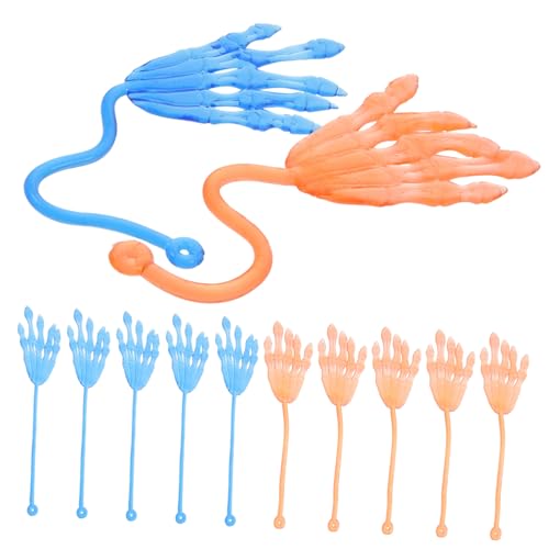 ibasenice 40 Stück klebriges Handspielzeug party für Elastische Finger wandspielzeug klebrige handelastische spielzeuge farbige klebrige hände von ibasenice