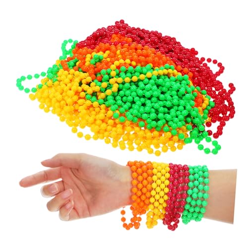 ibasenice 48 . Teiliges Neon Perlenketten Candy Colored Kunststoff Halsketten Mardi Gras Party Accessoires für Frauen Fluoreszierende Neon Schmuck für Geburtstags und Themenfeiern ibasenice 48 . Teiliges Neon Perlenketten Candy Colored Kunststoff Halsketten Mardi Gras Party Accessoires für Frauen Fluoreszierende Neon Schmuck für Geburtstags und Themenfeiern von ibasenice