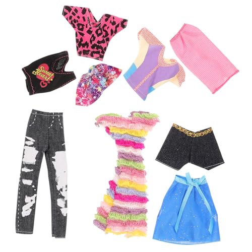 ibasenice 5 Sätze dekoratives Miniaturkleid Puppen Kleidung für puppenkleidung Puppenmode Puppenkleidung für Spielzeugpuppen Puppenoutfit Cartoon-Puppenkostüm Miniatur-Outfit Stoff ibasenice 5 Sätze dekoratives Miniaturkleid Puppen Kleidung für puppenkleidung Puppenmode Puppenkleidung für Spielzeugpuppen Puppenoutfit Cartoon-Puppenkostüm Miniatur-Outfit Stoff von ibasenice