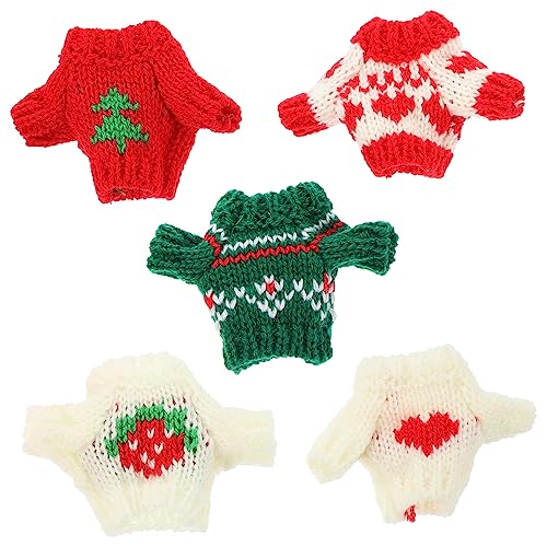 ibasenice 5 Stck. austauschbare Puppenoutfits puppenkleidung Puppen Kleidung Puppenwechselkleidung Puppenwechseloutfits Puppenbekleidung Puppen-Winterkleidung Puppen-Winteroutfits Baumwolle von ibasenice