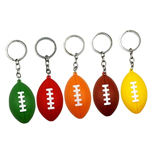 ibasenice 5 Stück Fußball Schlüsselanhänger Souvenir für Sportfans Fußball-Aufkleber Fußball-Partygeschenke Taschen-Rugby-Anhänger Schlüsselbundanhänger Rugby-Party-Gefälligkeiten Legierung ibasenice 5 Stück Fußball Schlüsselanhänger Souvenir für Sportfans Fußball-Aufkleber Fußball-Partygeschenke Taschen-Rugby-Anhänger Schlüsselbundanhänger Rugby-Party-Gefälligkeiten Legierung von ibasenice