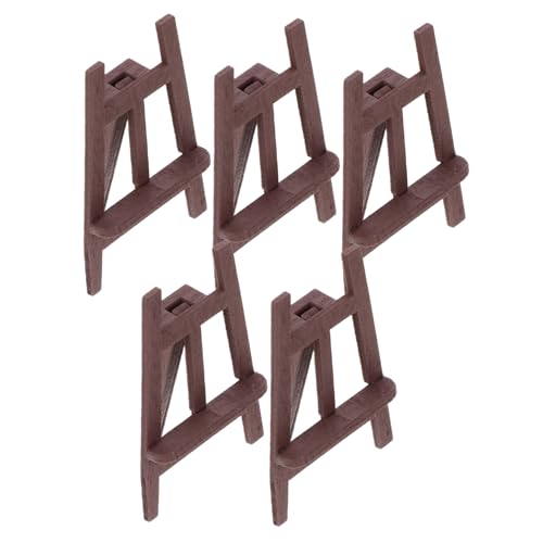 ibasenice 5 Stück Puppenhaus-Tafel-Staffelei Malerei Stativ Staffelei klein Zeigen Malerei Display Trailsel für Home Decor wohnungsdeko Miniatur -Stütze Tischstaffelei aus Holz hölzern Brown ibasenice 5 Stück Puppenhaus-Tafel-Staffelei Malerei Stativ Staffelei klein Zeigen Malerei Display Trailsel für Home Decor wohnungsdeko Miniatur -Stütze Tischstaffelei aus Holz hölzern Brown von ibasenice
