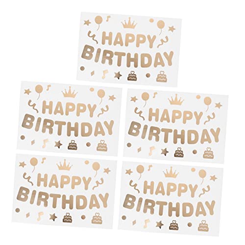 ibasenice 5 Stück Selbstklebende Geburtstagsballon Aufkleber Dekorative Sticker für Party Fenster und Wände Designs für Kreative Feierlichkeiten Langlebige und Farbenfrohe Deko ibasenice 5 Stück Selbstklebende Geburtstagsballon Aufkleber Dekorative Sticker für Party Fenster und Wände Designs für Kreative Feierlichkeiten Langlebige und Farbenfrohe Deko von ibasenice