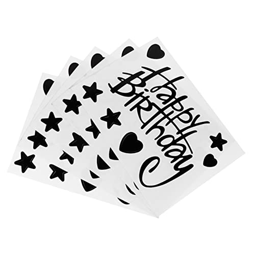 ibasenice 5 Stück Selbstklebende Sticker für Ballons Dekorative Happy Birthday Aufkleber für Party und Hochzeitsdeko Ablösbar und Wiederverwendbar für Fenster und Wände ibasenice 5 Stück Selbstklebende Sticker für Ballons Dekorative Happy Birthday Aufkleber für Party und Hochzeitsdeko Ablösbar und Wiederverwendbar für Fenster und Wände von ibasenice