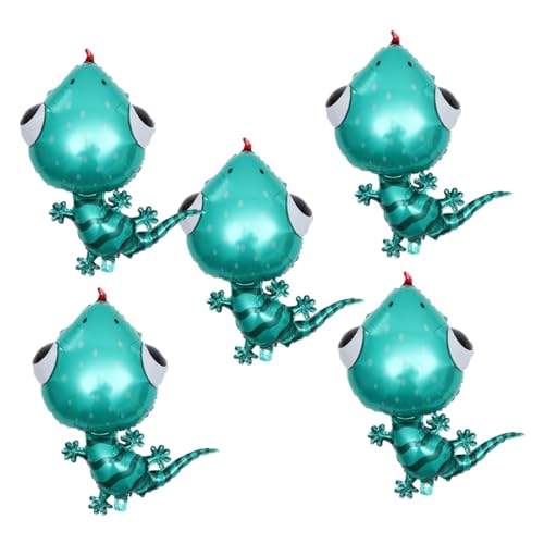 ibasenice 5 Stück Teiliges Gecko Folienballon Cartoon Tier Luftballons aus Aluminiumfolie Langlebig und Sicher für Kinderparty Dekoration Lebendige Gecko Motiv Tischdeko für Geburtstag und ibasenice 5 Stück Teiliges Gecko Folienballon Cartoon Tier Luftballons aus Aluminiumfolie Langlebig und Sicher für Kinderparty Dekoration Lebendige Gecko Motiv Tischdeko für Geburtstag und von ibasenice