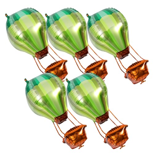 ibasenice 5 Stück Teiliges Heißluftballon Aluminiumfolie Ballons Vielseitige Partydekoration für Shower Geburtstag Hochzeit Langlebig Einfach Aufzublasen Grün Verlaufend ibasenice 5 Stück Teiliges Heißluftballon Aluminiumfolie Ballons Vielseitige Partydekoration für Shower Geburtstag Hochzeit Langlebig Einfach Aufzublasen Grün Verlaufend von ibasenice