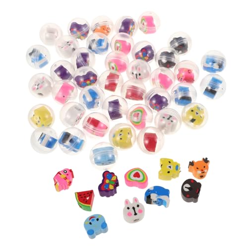 ibasenice 50 Stück Kawaii Mini Radiergummis Fruchtformen Weiches Material für Schule Büro und für Schüler Vielseitige Nutzung von ibasenice