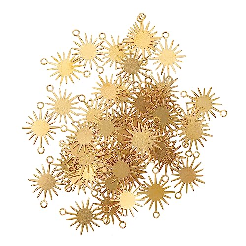 ibasenice 50 Stück Sonnenblumen-Anhänger Sonnenanhänger-Tabletts Dekoration geometrische anschlüsse wohnungseinrichtung wohnungsdeko Armbandanhänger handwerklicher Charme Legierung Golden ibasenice 50 Stück Sonnenblumen-Anhänger Sonnenanhänger-Tabletts Dekoration geometrische anschlüsse wohnungseinrichtung wohnungsdeko Armbandanhänger handwerklicher Charme Legierung Golden von ibasenice