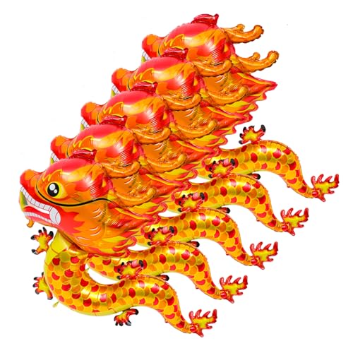 ibasenice 5St Chinesischer Frühlingsfestballon Partyzubehör für neue Jahr 2024 kinder geburtstagsdeko kindergeburtstag deko Laternendekor Badezimmerdekorationen 2024 Neujahrspartyzubehör von ibasenice