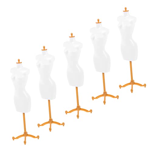 ibasenice 5st Puppenaufhänger Ausstellungsstand Für Kleidermodelle Puppenkleider Formen Puppe Actionfigur Ständer Puppenkleid Steht Form Weibliche Kleiderform Dekorationen Kleidung Plastik von ibasenice