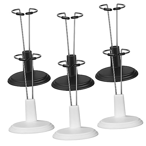 ibasenice Puppenständer 6er-Pack 15 cm Puppenhalter-gestelle Vielseitige Aufbewahrung Für Puppen Minifiguren Actionfiguren Einfache Einrichtung von ibasenice