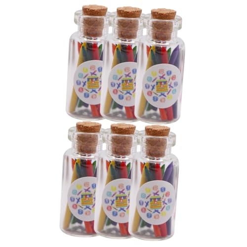 ibasenice 6 Sätze Miniaturisierte Wachsmalstifte für Puppenhaus Deko Kreative Diy Miniaturaccessoires für Lebendige Szenen und Modelle für Mini Häuser und Raumboxen ibasenice 6 Sätze Miniaturisierte Wachsmalstifte für Puppenhaus Deko Kreative Diy Miniaturaccessoires für Lebendige Szenen und Modelle für Mini Häuser und Raumboxen von ibasenice
