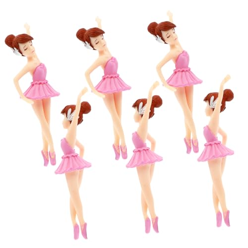 ibasenice 6 Stück Ballettmädchen Schlüsselbund Kuchendeckel Selber Machen Mikro Ballett-dessert-topper Figur Des Ballettmädchens Entzückende Tortenaufsätze Mädchen Plastik Weiß ibasenice 6 Stück Ballettmädchen Schlüsselbund Kuchendeckel Selber Machen Mikro Ballett-dessert-topper Figur Des Ballettmädchens Entzückende Tortenaufsätze Mädchen Plastik Weiß von ibasenice