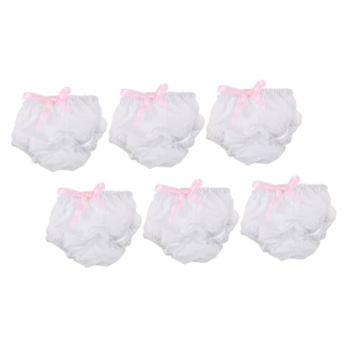 ibasenice 6 Stück Höschen Toys mädchen Puppen Kleidung puppenhauszubehör Toys for Puppenkleidung Spielzeughöschen Puppenhöschen Stoff ibasenice 6 Stück Höschen Toys mädchen Puppen Kleidung puppenhauszubehör Toys for Puppenkleidung Spielzeughöschen Puppenhöschen Stoff von ibasenice
