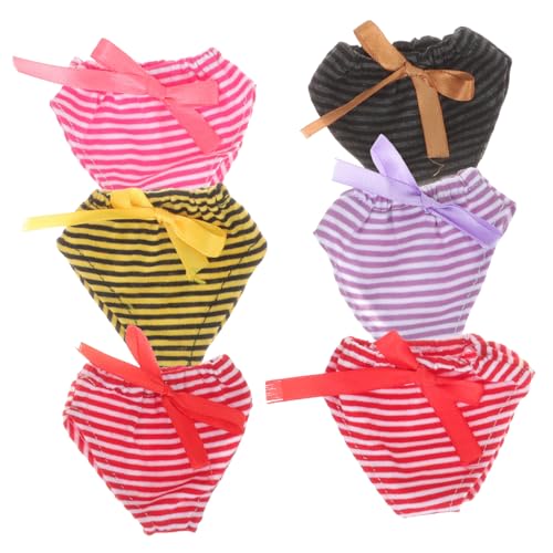 ibasenice 6 Stück Höschen Windeln Mini Puppen Kleidung für puppenkleidung Puppenunterwäsche für Puppen-Accessoires für Spielzeugpuppen Puppenhöschen Stoff von ibasenice
