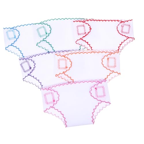 ibasenice 6 Stück Mini-Windelhosen für Wiederverwendbare Babypuppen Kleidung Zubehör Handgefertigt für Puppen Puppenspielzeug Versorgung ibasenice 6 Stück Mini-Windelhosen für Wiederverwendbare Babypuppen Kleidung Zubehör Handgefertigt für Puppen Puppenspielzeug Versorgung von ibasenice