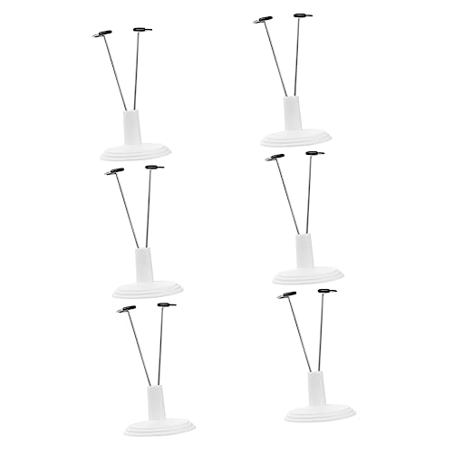 ibasenice 6 Stück Puppenständer aus Weißem PVC Höhenverstellbar Stabiler Doll Display Rack für Aufbewahrung und Präsentation zu Hause Laden Supermarkt Platzsparend und Leicht ibasenice 6 Stück Puppenständer aus Weißem PVC Höhenverstellbar Stabiler Doll Display Rack für Aufbewahrung und Präsentation zu Hause Laden Supermarkt Platzsparend und Leicht von ibasenice