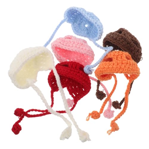 ibasenice 6 Stück Puppenstrickhut Mini-Weihnachtsmützen Strickmützen basteln DIY herstellung von zubehör Bastelmützen für Weihnachten Puppenhut Puppenbastelhut Kostümzubehör Garn ibasenice 6 Stück Puppenstrickhut Mini-Weihnachtsmützen Strickmützen basteln DIY herstellung von zubehör Bastelmützen für Weihnachten Puppenhut Puppenbastelhut Kostümzubehör Garn von ibasenice