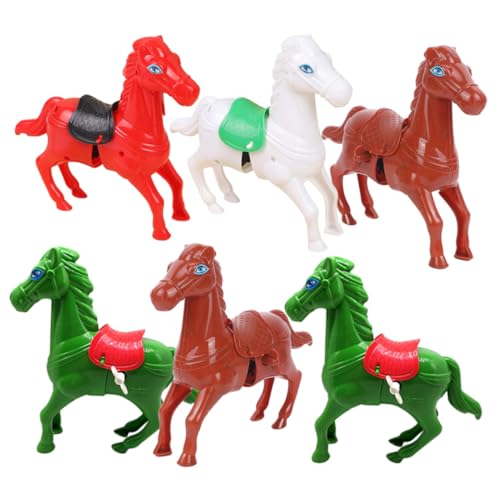 ibasenice 6 Stück Teiliges Pferde Wind Up für Lustige Kreative Spielfiguren in Zufälligen Farben Wiederverwendbar Fördert Hand Auge Koordination als Geburtstags Mitgebsel Zufällige Farbe ibasenice 6 Stück Teiliges Pferde Wind Up für Lustige Kreative Spielfiguren in Zufälligen Farben Wiederverwendbar Fördert Hand Auge Koordination als Geburtstags Mitgebsel Zufällige Farbe von ibasenice